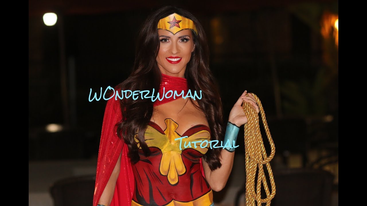 Wonder Woman Body Paint YouTube