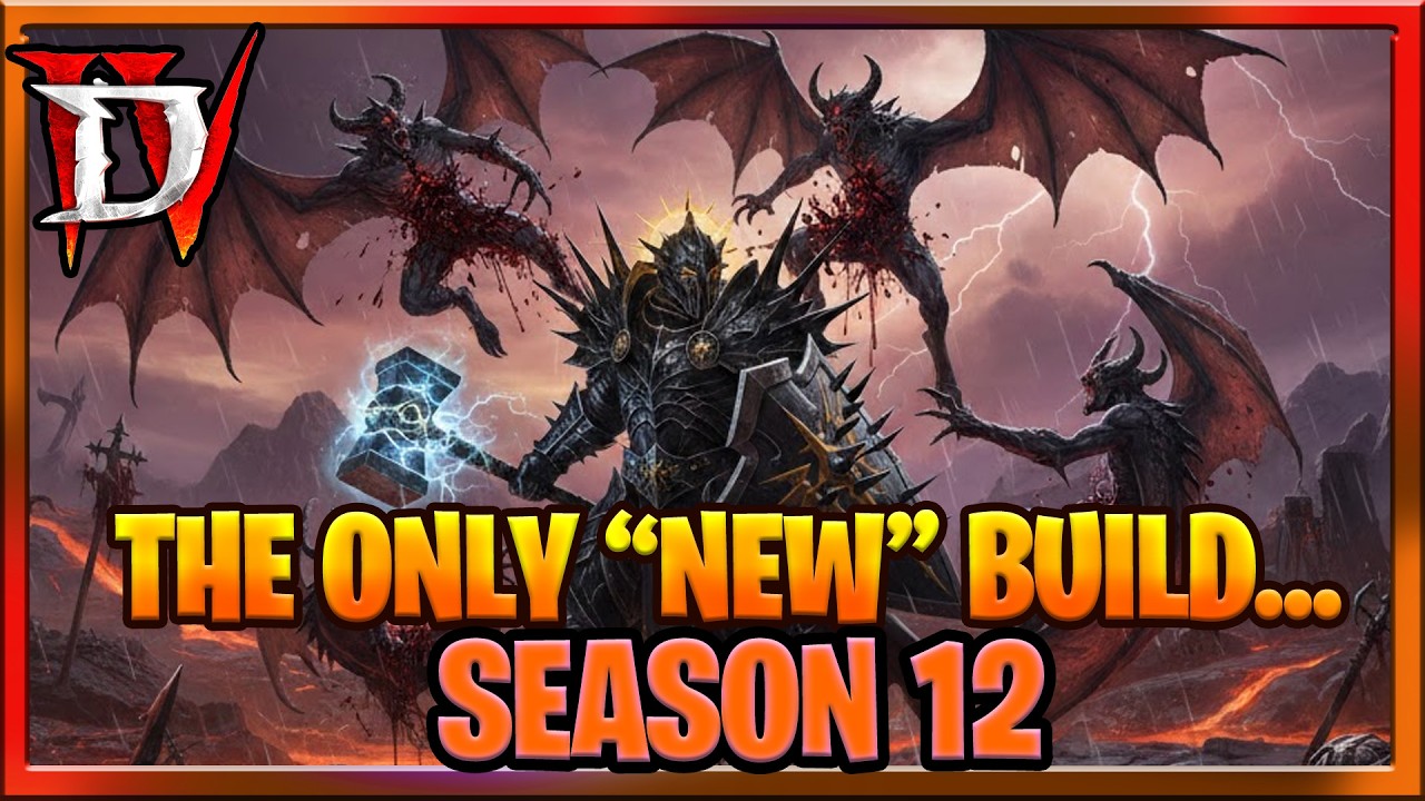 Diablo 4 Season 12's ONLY New Build... The Throwing Thorns Paladin Build Guide (Bug Fixed and Buffs)