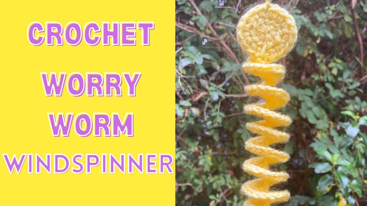 CROCHET WORRY WORM WIND SPINNER YouTube