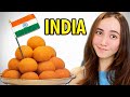 Trying food from india  