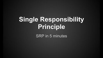 SOLID - SRP - Single Responsibility Principle in 5 minutes