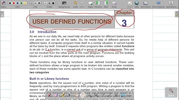 Book Study Chapter -3(PSEB): User Defined Function (Punjabi Language)