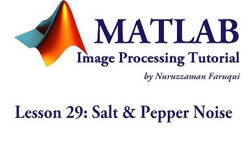 lesson 29: Adding Salt and Pepper Noise using Matlab