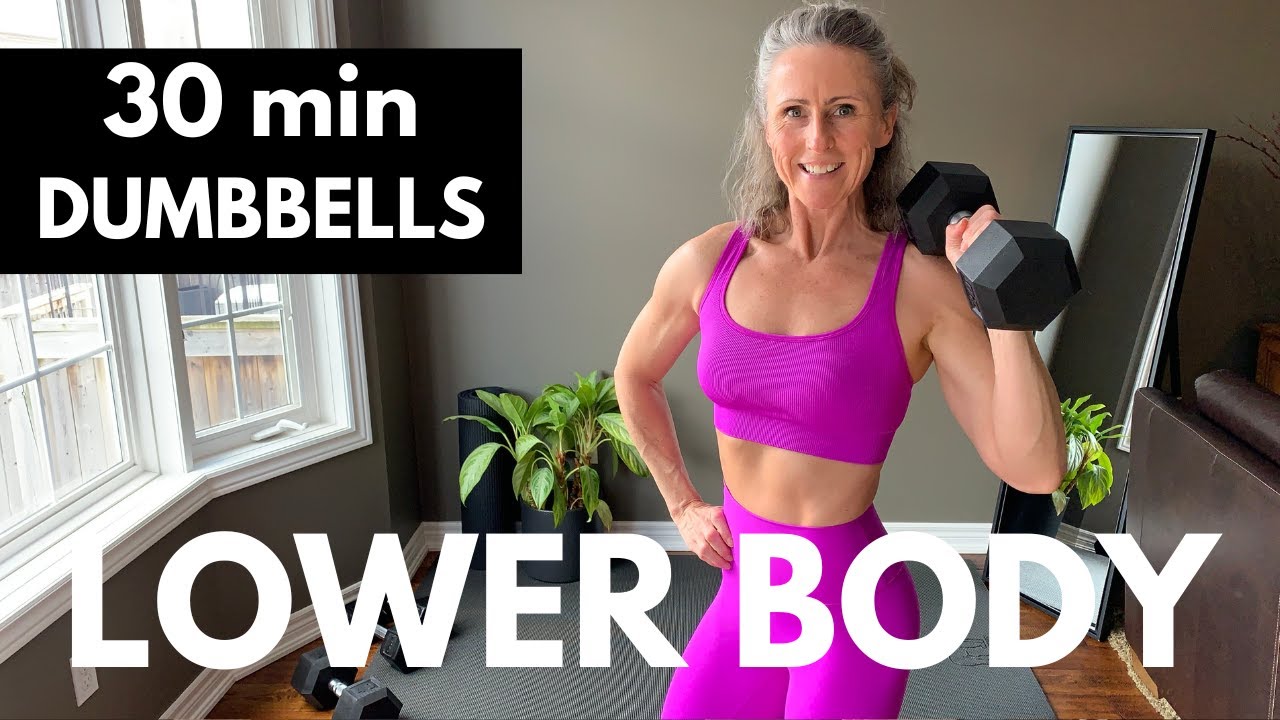 LOWER BODY WORKOUT Muscle Building Dumbbells 30 Min Legs L1 YouTube lower-body-workout-muscle-building-dumbbells-30-min-legs-l1-youtube