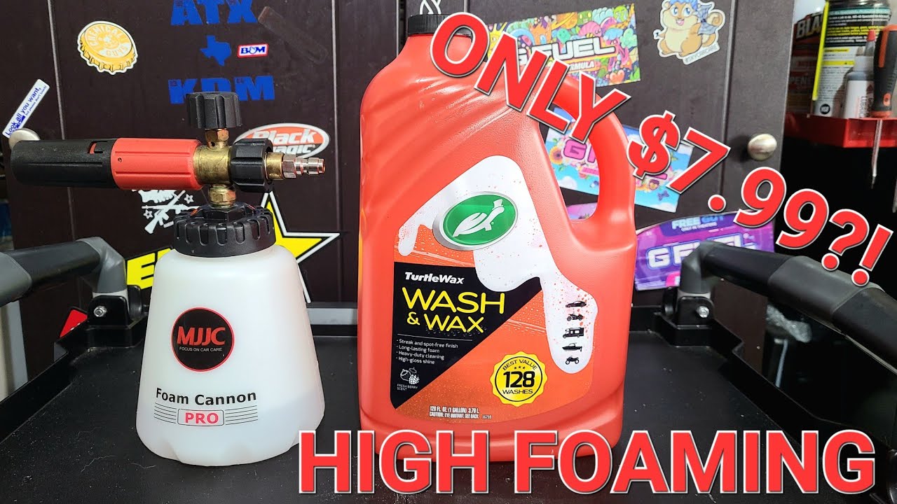 Wash & Wax + Foam Gun Bundle