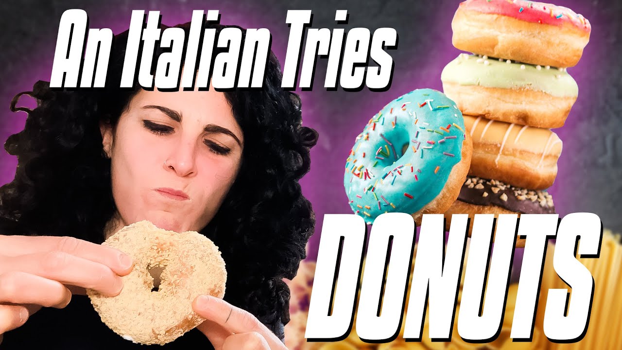 An Italian Tries Donuts for the First Time | Pasta Grammar