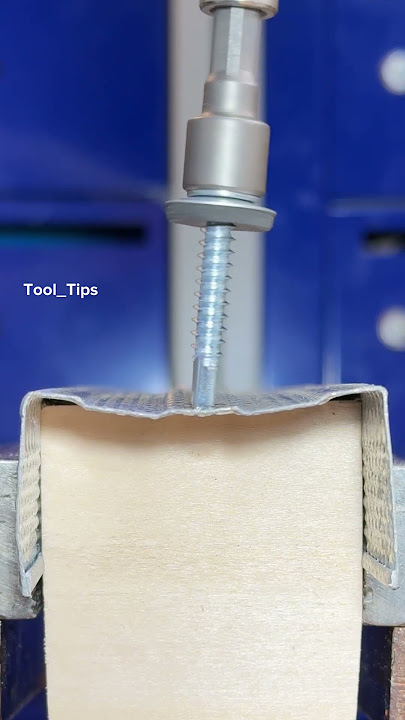 The Self Drilling Screw 😮