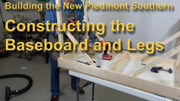 Building A Model Railroad--Baseboard and Legs (375)