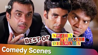 Best of Comedy Scenes of Movie Awara Paagal Deewana | Johny Lever | Akshay Kumar | Paresh Rawal