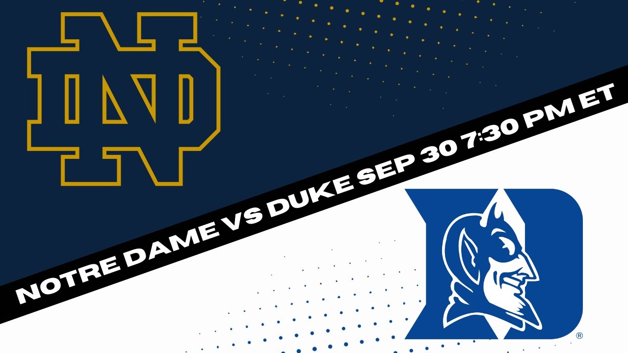 Notre Dame Fighting Irish vs Duke Blue Devils Prediction and Picks - College Football Picks Week 5