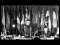 Dr Ralph Bunche speaks on world peace at the meeting of American Association for ...HD Stock Footage