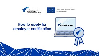 How to apply for employer certification