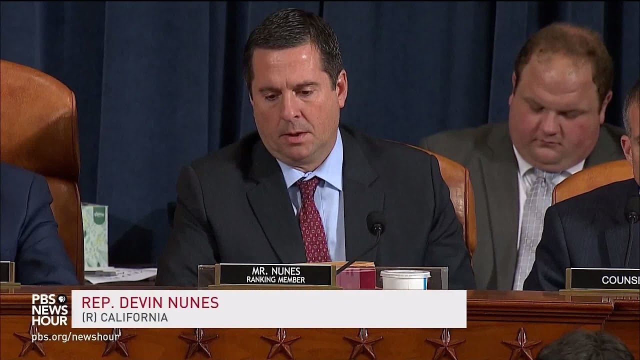 Did GOP Rep. Devin Nunes Just Try to Out the Trump-Ukraine ...