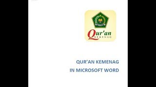 quran in ms word kemenag