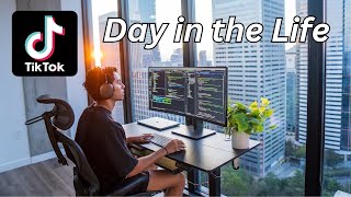 Day in the Life of a Software Engineer at TikTok (Seattle Apartment Tour)