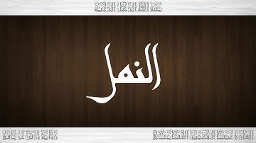 027 HD القرآن سورة النمل ورش القارئ عبد الكبير الحديدي