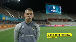 Christian Ramirez talks about the Concacaf Champions Cup