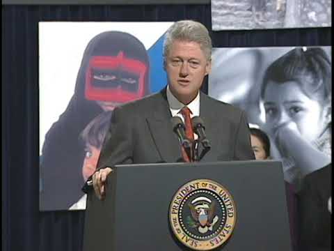 First Lady Hillary Rodham Clinton in Guam (1995) - YouTube