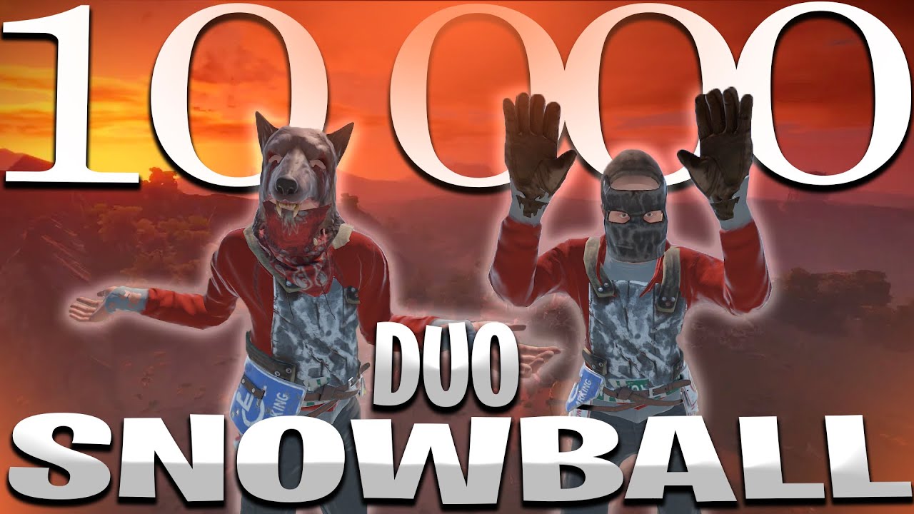 THE DUO SNOWBALL 10 000 HOURS (INSANE) ! Rust - YouTube