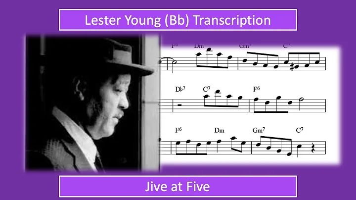 Lester Young  Jive at Five (Bb) Transcription