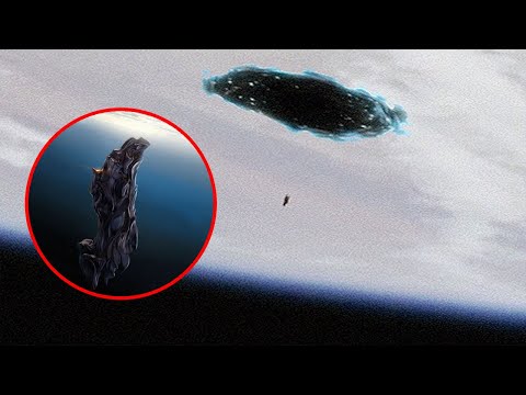 ISS Filmed BLACK KNIGHT Satellite UFO Entering Interdimensional Portal ? (CGI)