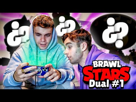 MI HERMANO CONSIGUE 3 BRAWLERS EN SU PRIMER DIA EN BRAWL STARS DUAL#1