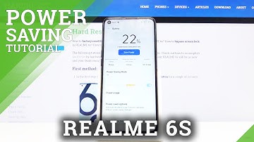 How to Enter Power Saving Mode in REALME 6s – Save Battery