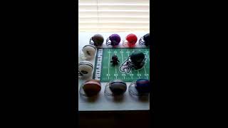 Mini NFL football helmets set review