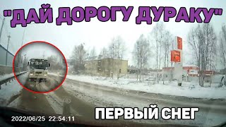 Автоподборка &quot;Дай Дорогу Дураку&quot;🛑Первый Снег#367