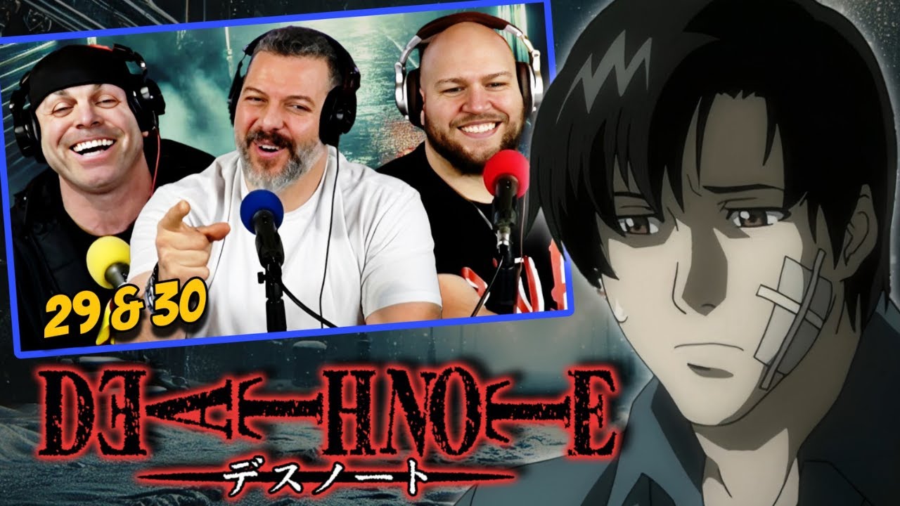 Death Note season 1 episode 1x29 & 1x30 reaction (DUB)