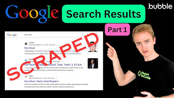 Web Scraping Google Search Results in Bubble.io - Part 1 #bubble #nocode #tutorial