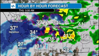 Late season winter storm to hit MT through Thursday, Joe Martucci reports