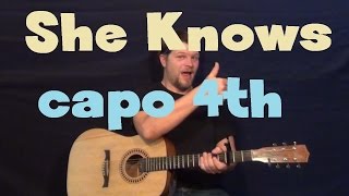 She Knows Ne Yo Easy Guitar Lesson How to Play Tutorial