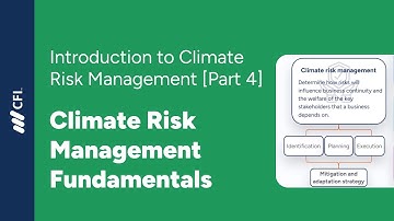 Climate Risk Management Fundamentals | Part 4 of Intro to CRM