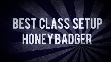 COD Ghosts: "HONEY BADGER" - BEST CLASS SETUP! Also Gamplay!