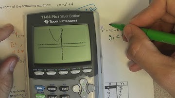 07 Solving Quadratic Inequalities with calculator - no solution