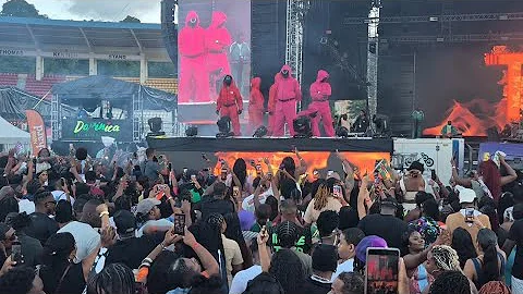 Triple Kay Live Performance At WCMF Dominica #TripleKay #asabantan #dominica #bouyonmusic 