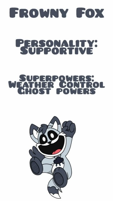 Smiling Critter Ultimates- Frowny Fox 🤍🦊 #smilingcritters #ben10 - YouTube