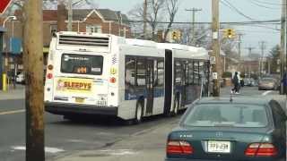 MTA Bus: 2012 Nova-LFSA Artic B44 Bus (Not In Service) #5828 at Flatbush Depot