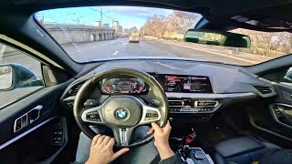 2021 BMW 218i F44 M Sport 1.5  Turbo AMT 140 HP | POV Test Drive Review