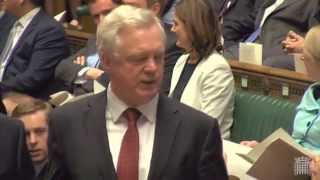 David Davis Swears The Oath To Take His Seat As A Member Of Parliament