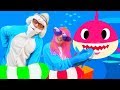 Bébé requin chanson #3 | Comptines Et Chansons | À Bébé Chanson