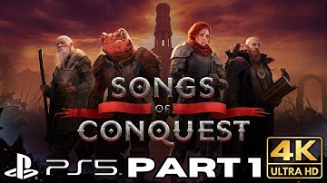 Songs of Conquest Gameplay Walkthrough Part 1 | PS5 Games | 4K HDR | No Commentary Gaming