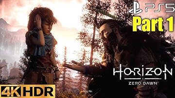 Horizon Zero Dawn Complete Edition PS5 Gameplay Walkthrough 4K 60FPS HDR Part 1 Intro No Commentary