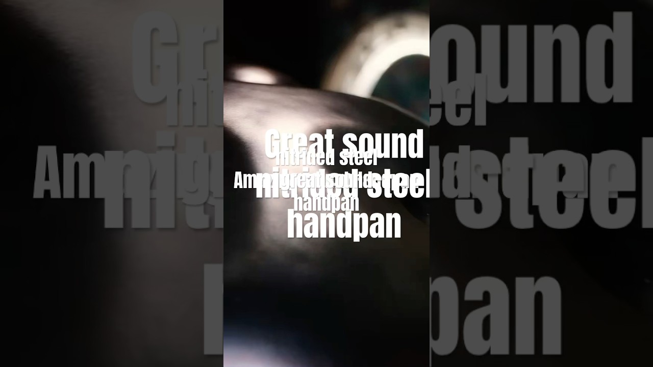 Nitrided steel great sound handpan #ханг #percussion #handpan
