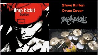 Boiler - Limp Bizkit (One take drum cover Pearl Sabian drumless track GoPro)