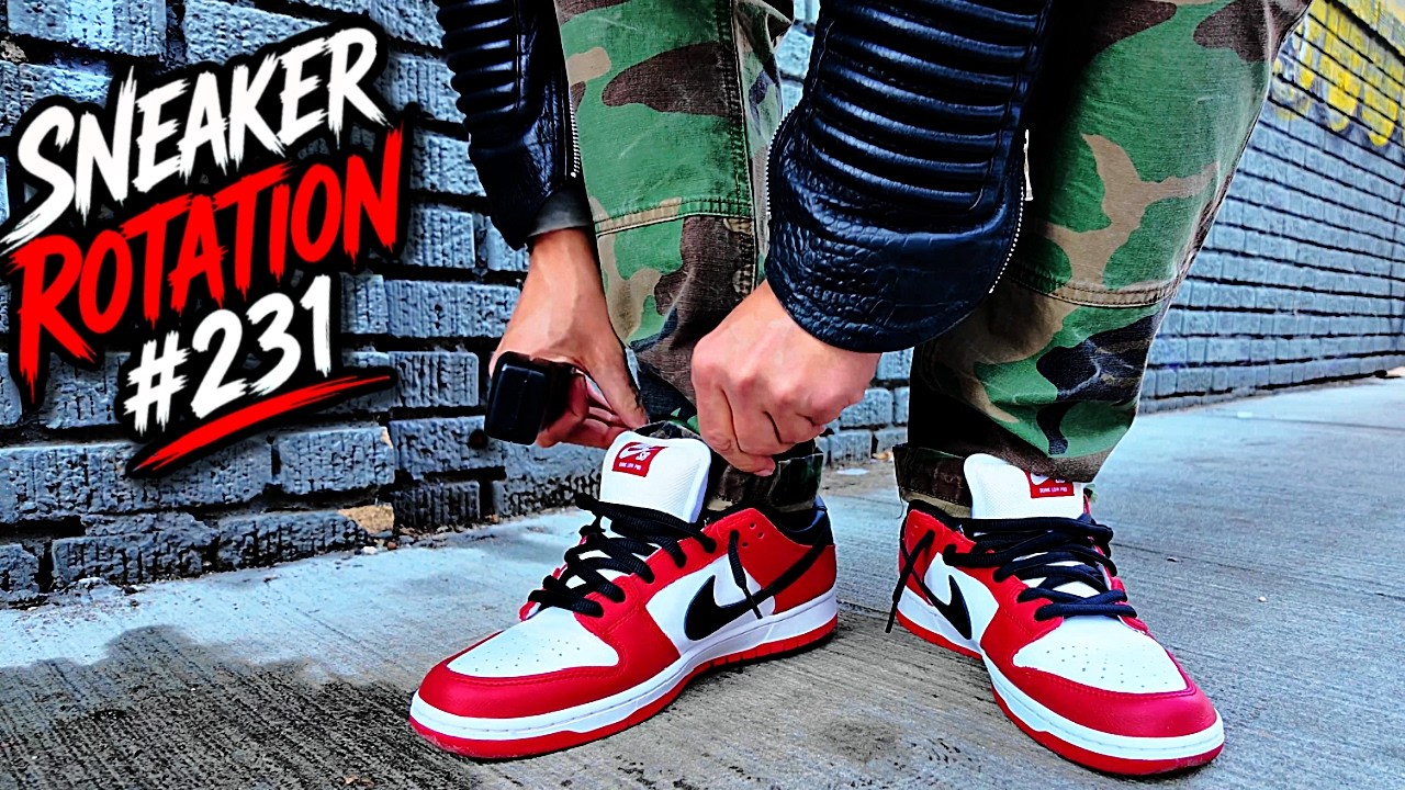 Sneaker Rotation #231 | Nike Dunk Low SB J-Pack 'Chicago' - YouTube