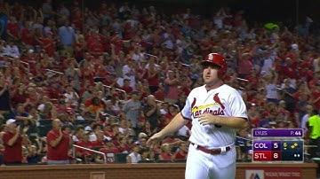 COL@STL: Molina drives in two with a double to left