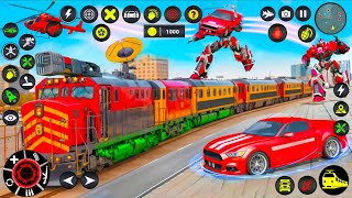 Ультимативный симулятор водителя поезда и вертолета-робота-трансформера — игровой процесс для And... screenshot 4