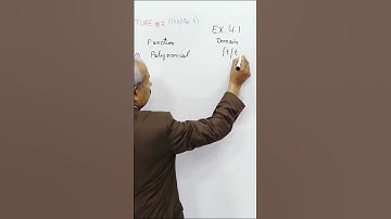 PGC Lectures-Inter Part 2-KPK Board-Mathematics-Chapter 04-Ex 4.1: Function Domain